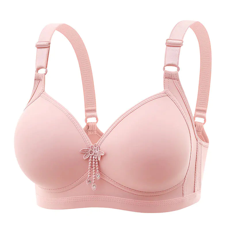 New Plus Size Simple Smooth Wireless Bra - Lingerie