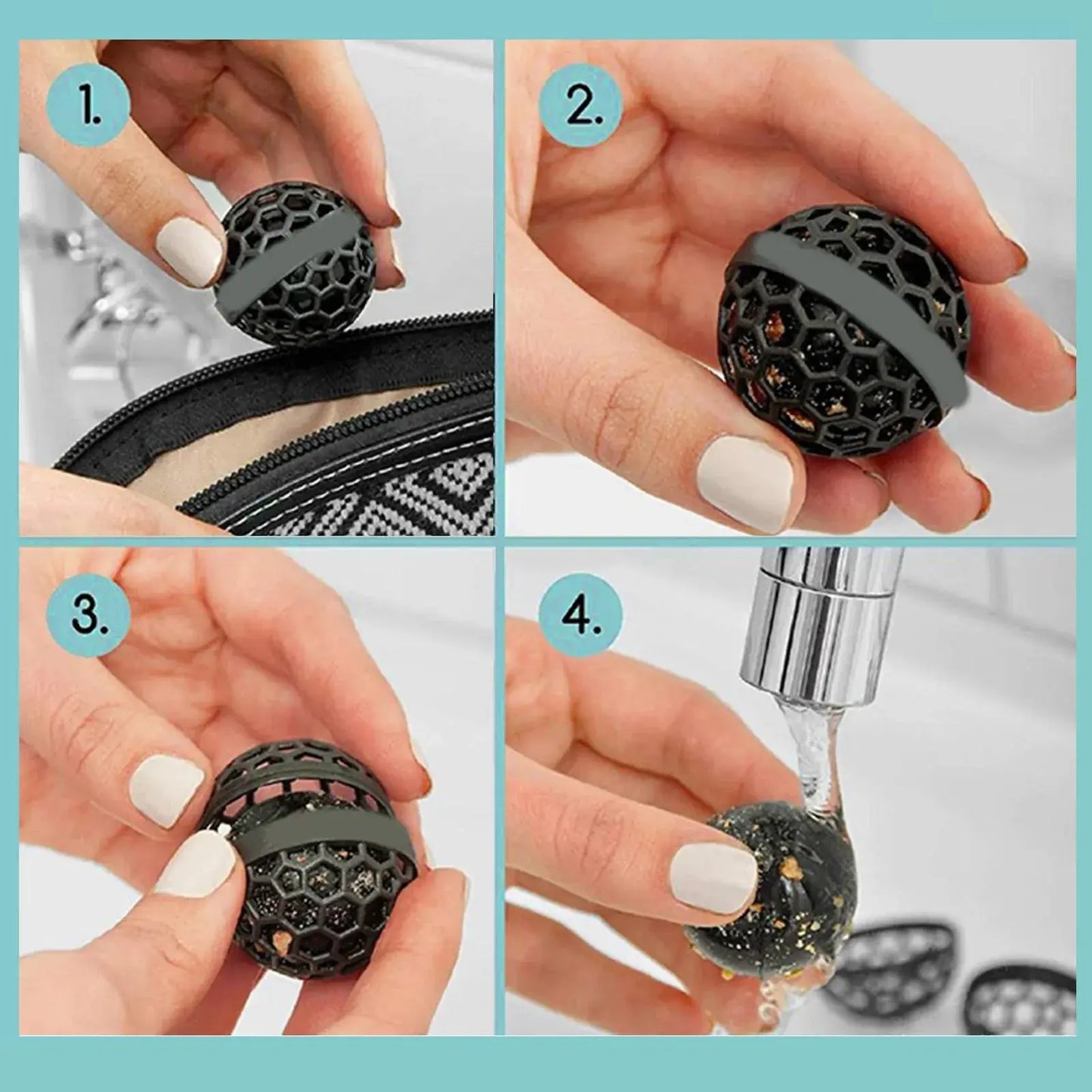 Cleaning Ball for Backpack, Bag and Purse 1.57 inch