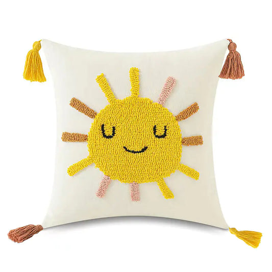 Tufted Loop Pillow Cover for Hotel and Homestay Decor