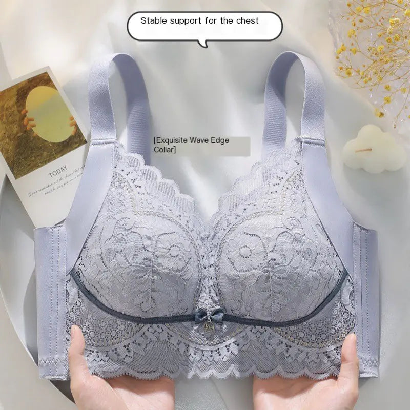 Summer Slim Lace Bra for Full Bust Support and Comfort - Lingerie