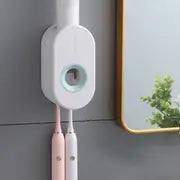 Automatic Toothpaste Dispenser with Wall-Mounted Holder