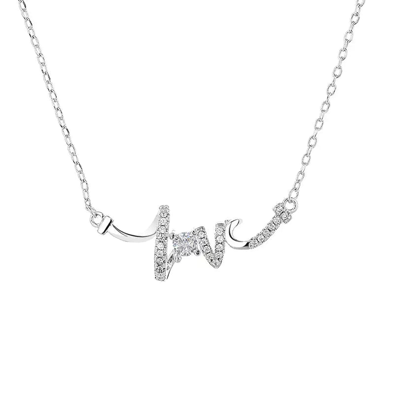 Light Luxury Minority Design LOVE Necklace For Women