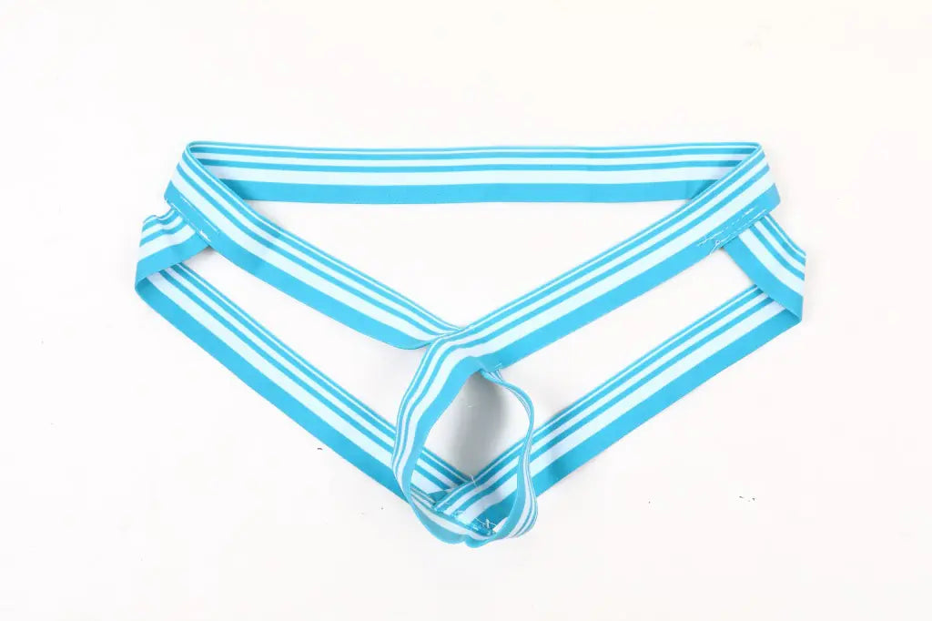 Men's Ice Silk Low Waist Hollow Out Thong Underwear - Lingerie