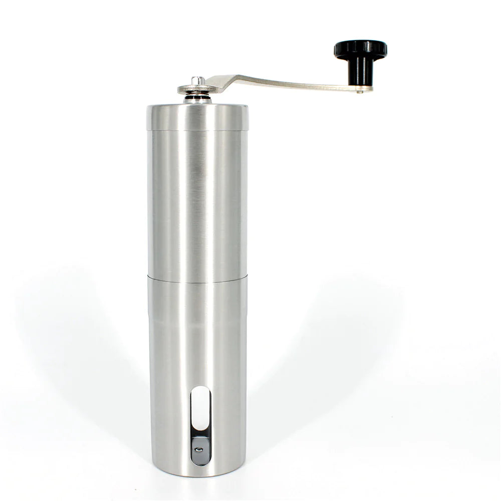Stainless Steel Hand-Crank Coffee Bean Grinder