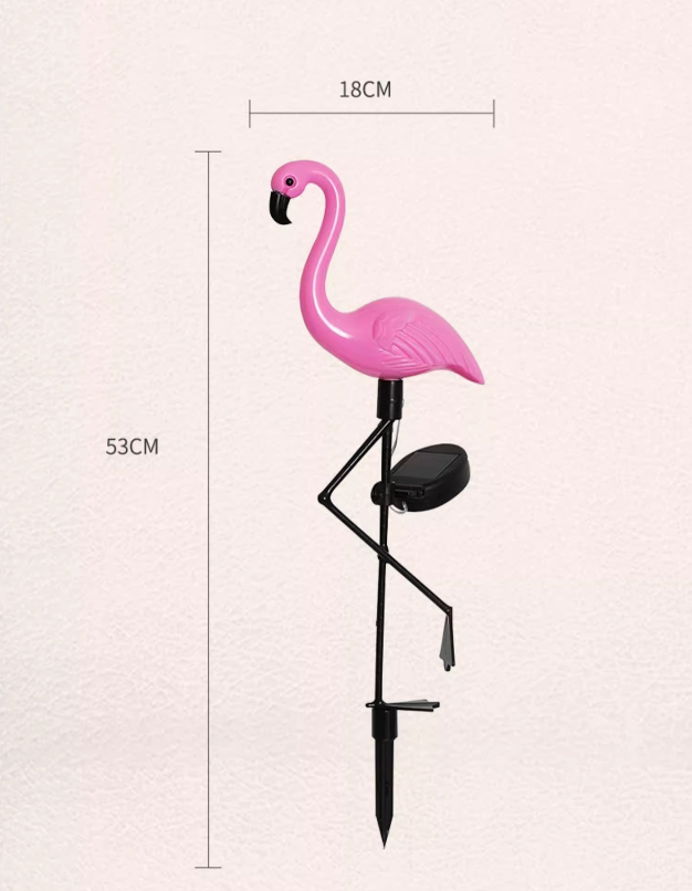 Solar Flamingo Garden Light - 888