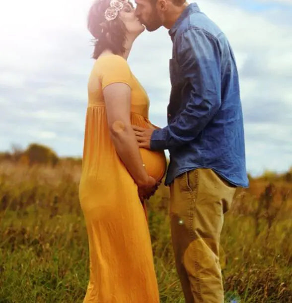 Maternity Maxi Dress for Photography and Baby Showers - 888