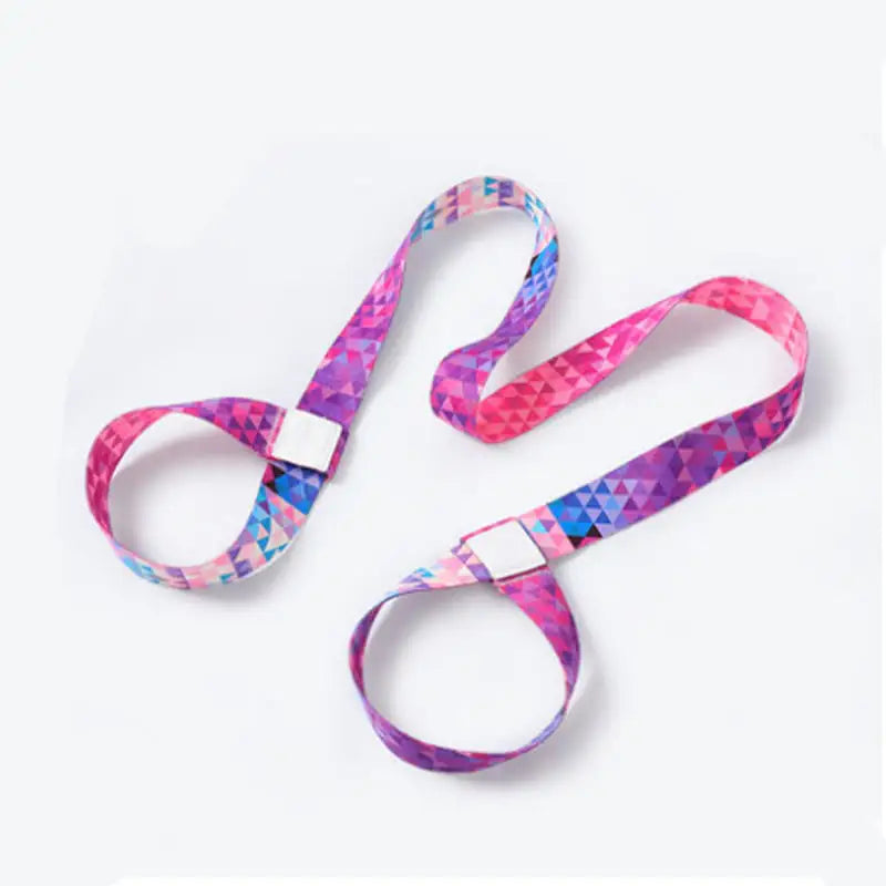 Colorful Nylon Yoga Mat Strap with Ratchet Tie Down