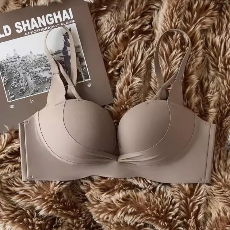 Seamless Women's Comfort Bra Set for Small Busts - Lingerie
