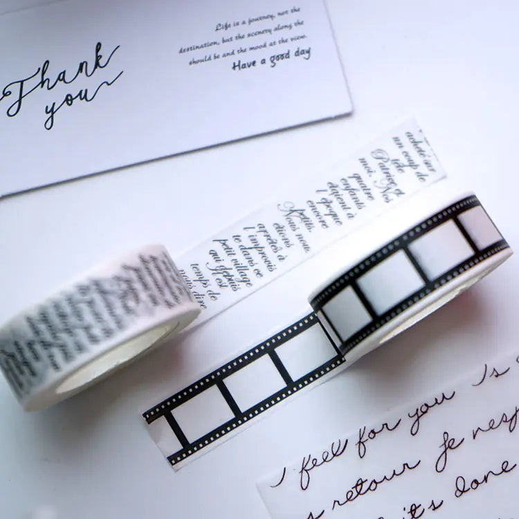 Minimalist Letter Washi Tape - 888