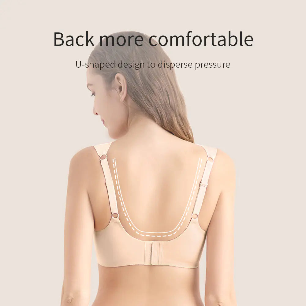 Maternity Bra with Open Button Design for Nursing - Lingerie