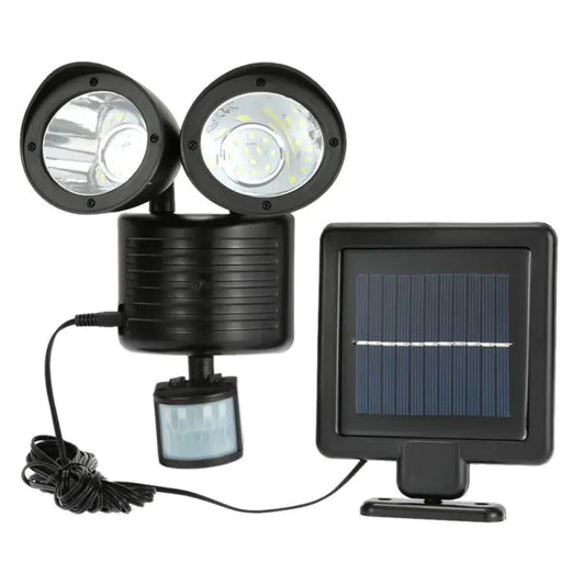 Dual-Head Solar Sensor Spotlight - 888