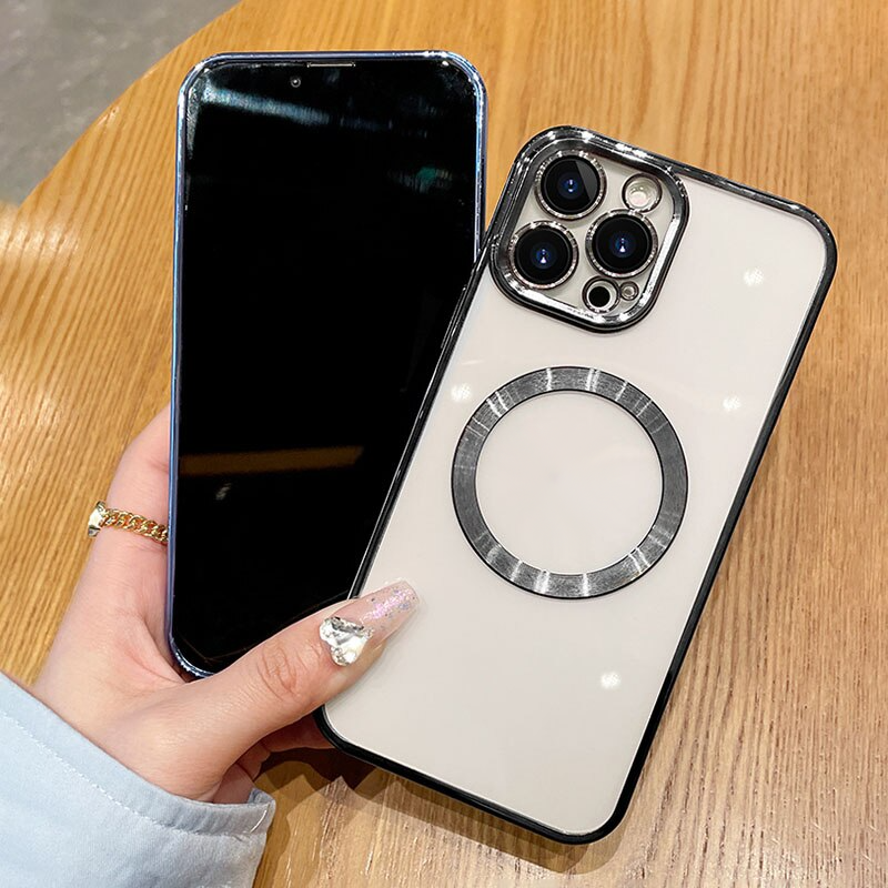 For Apple iPhone 14 13 12 11 Pro Max Case Mag Safe Magnetic Camera Lens Cover - Us seller