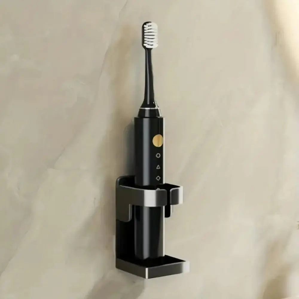 Sleek Metal Electric Toothbrush Holder
