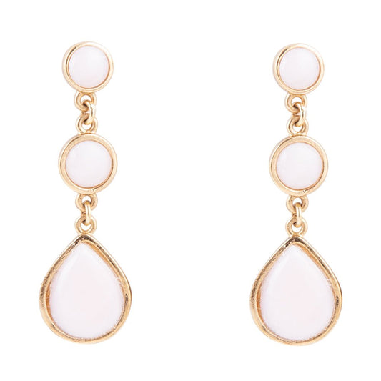 Drops of Pink Opal Earrings