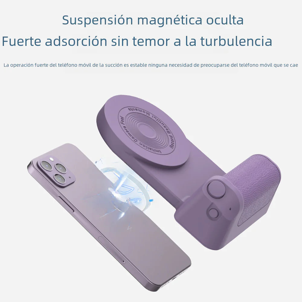 Bluetooth Camera Handle Stabilizer with MagSafe Support