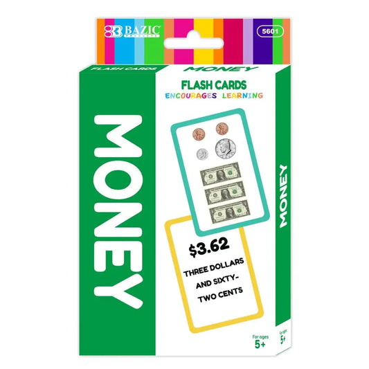 BAZIC Flash Cards Money (36/Pack)