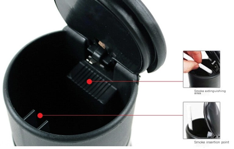 LED Car Ashtray with Light - 888