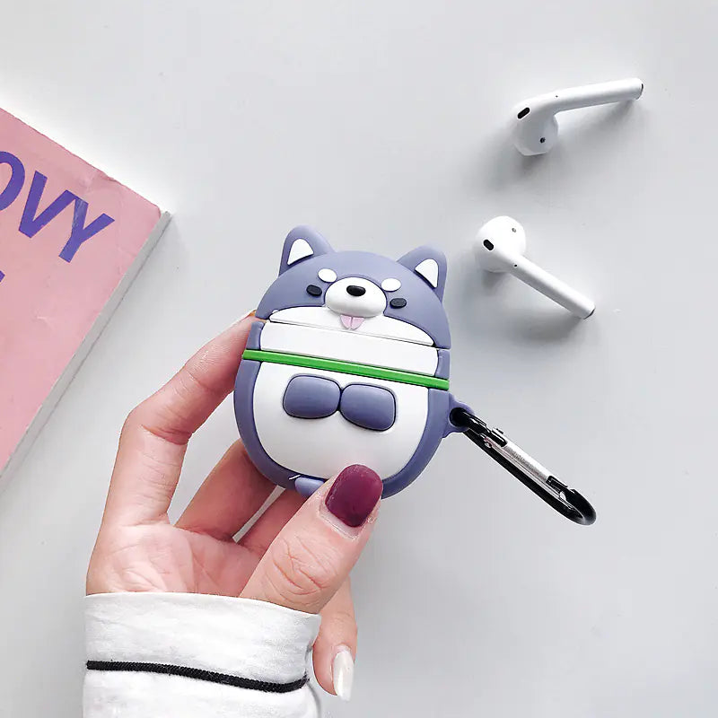 Cute Shiba Inu Earphone Case - Bluetooth Protector