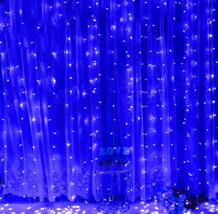 3x3 Meters 300 Solar Curtain Light - 888