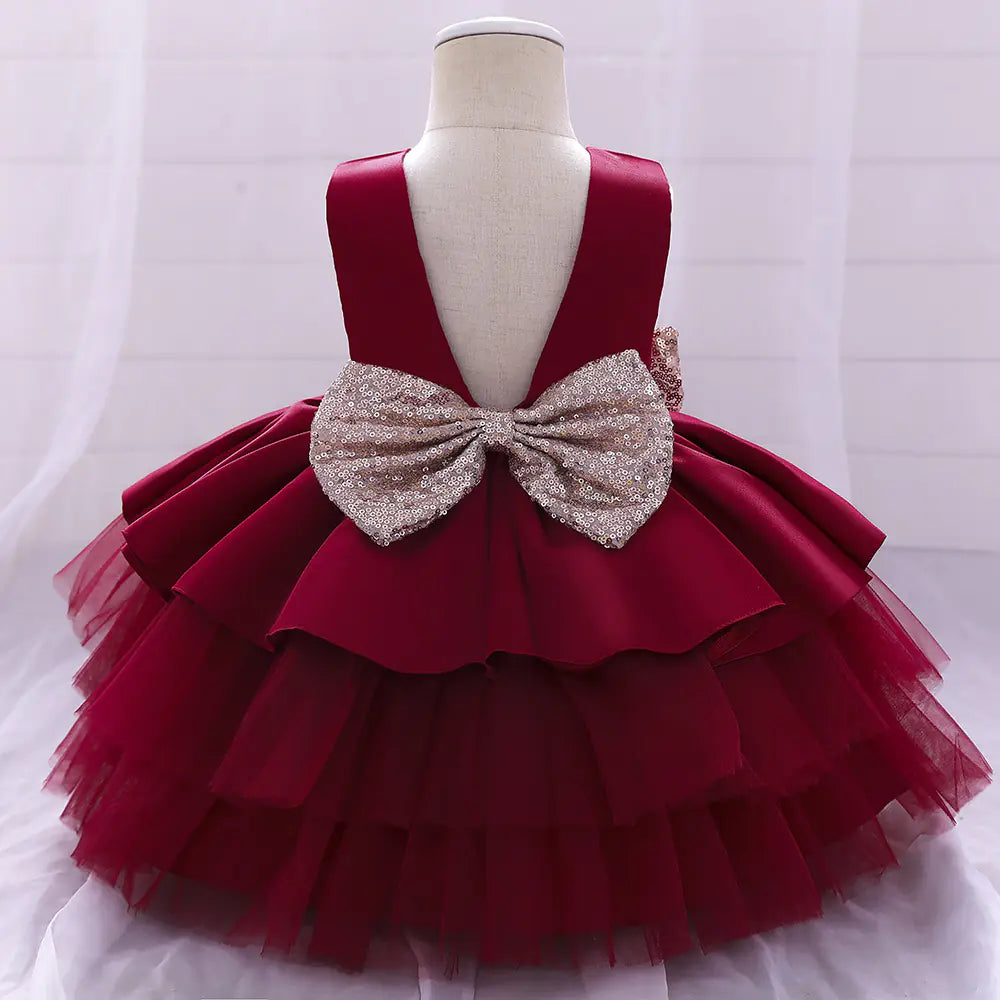 Cute Girl Lace Bow Tutu Skirt for Baby Princess Dress  - 888