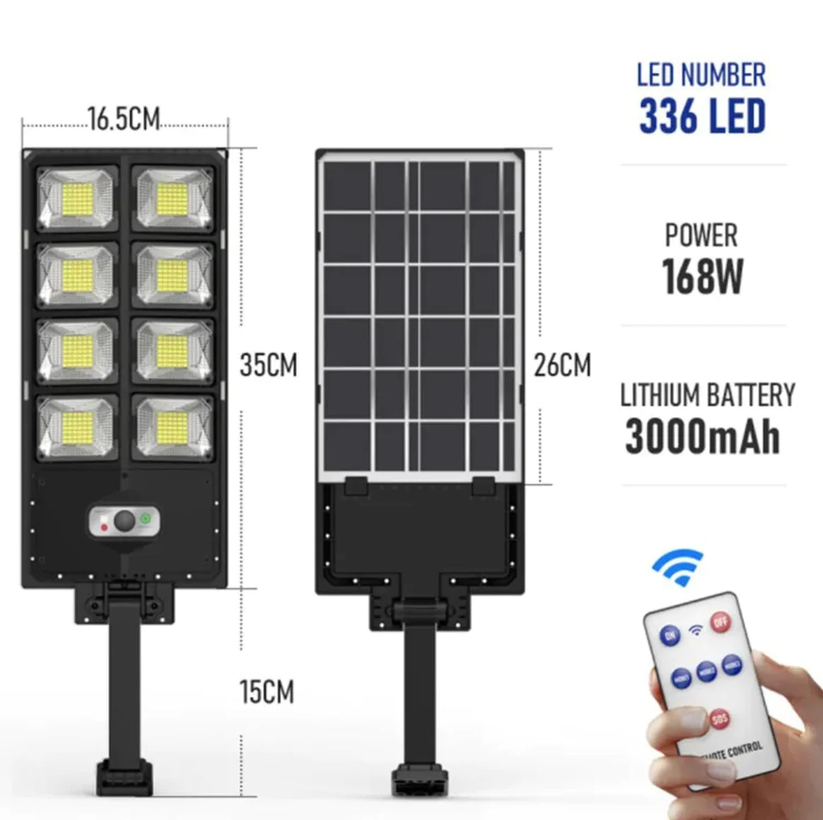New Solar Double Row Street Light - 888