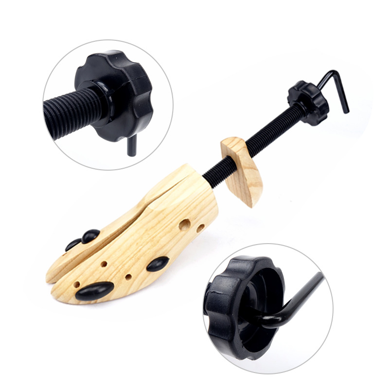 2-Way Wooden Adjustable Shoe Stretcher Expander Men Women Boot Size US 5-13 - Us seller