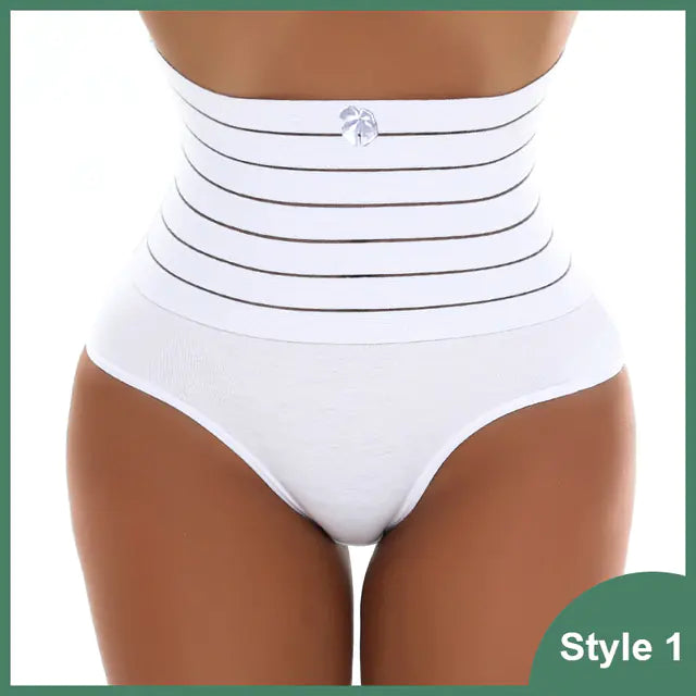 High Waist Postpartum Body Shaper Panties Plus Size - Lingerie