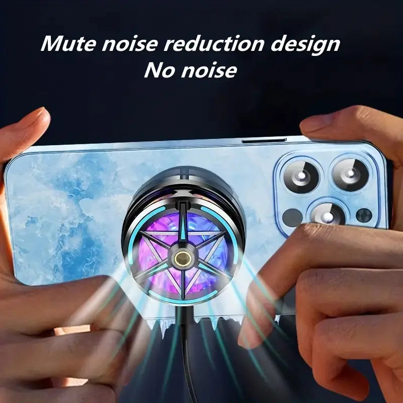S6 Magnetic Mobile Game Cooler with RGB Light