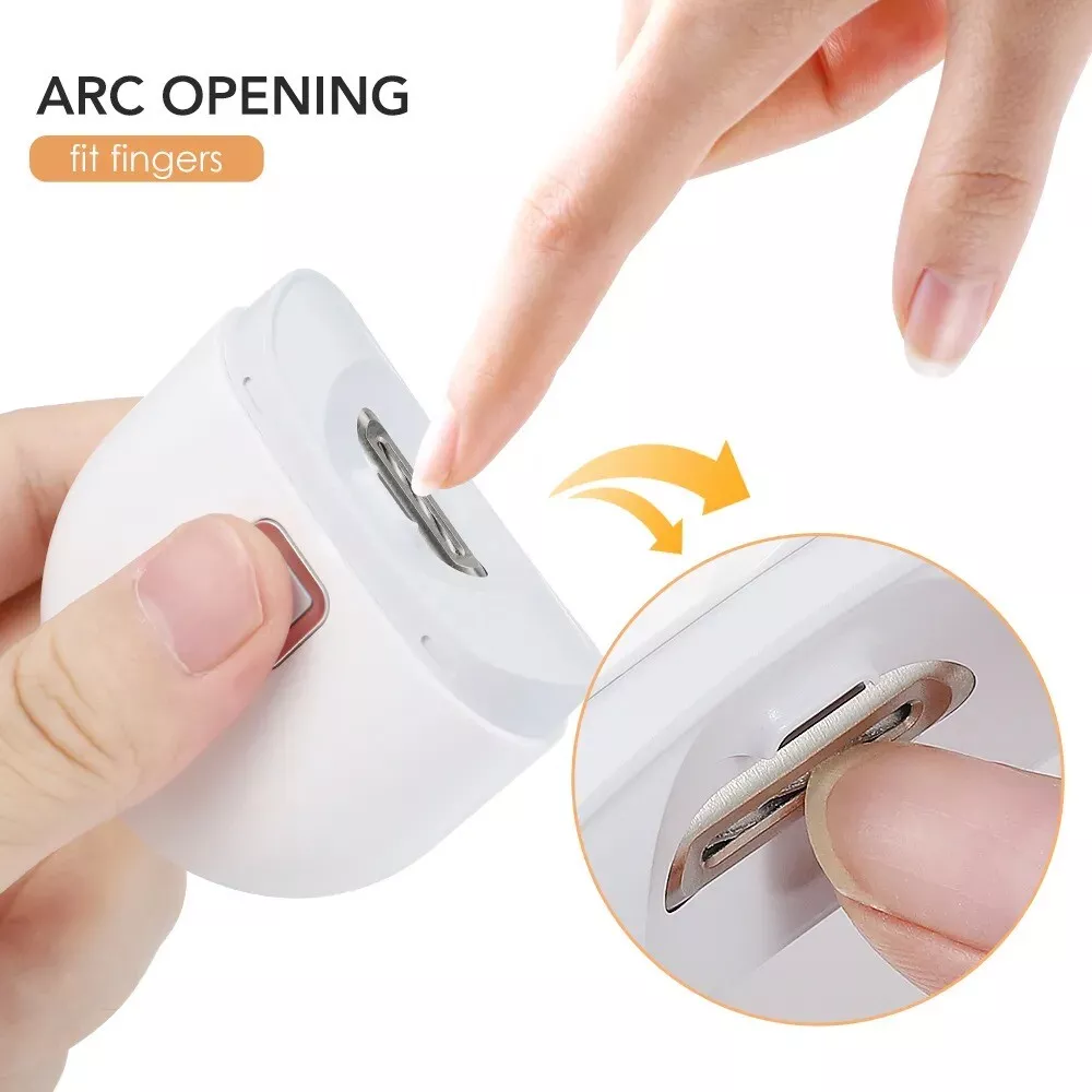 Safety Electric Nail Clipper Automatic Thick Nails Trimmer Professional Tool US seller