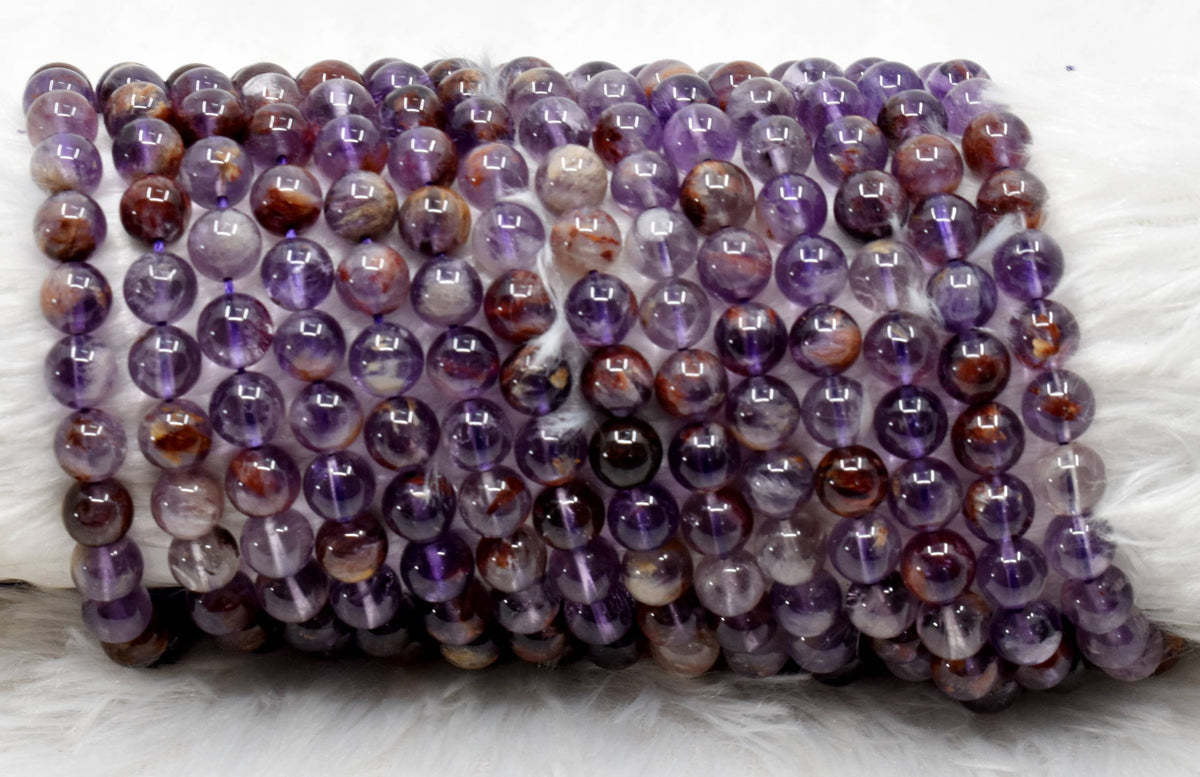 Ametrine Beads, Natural Crystal Round Beads 6mm to 10mm