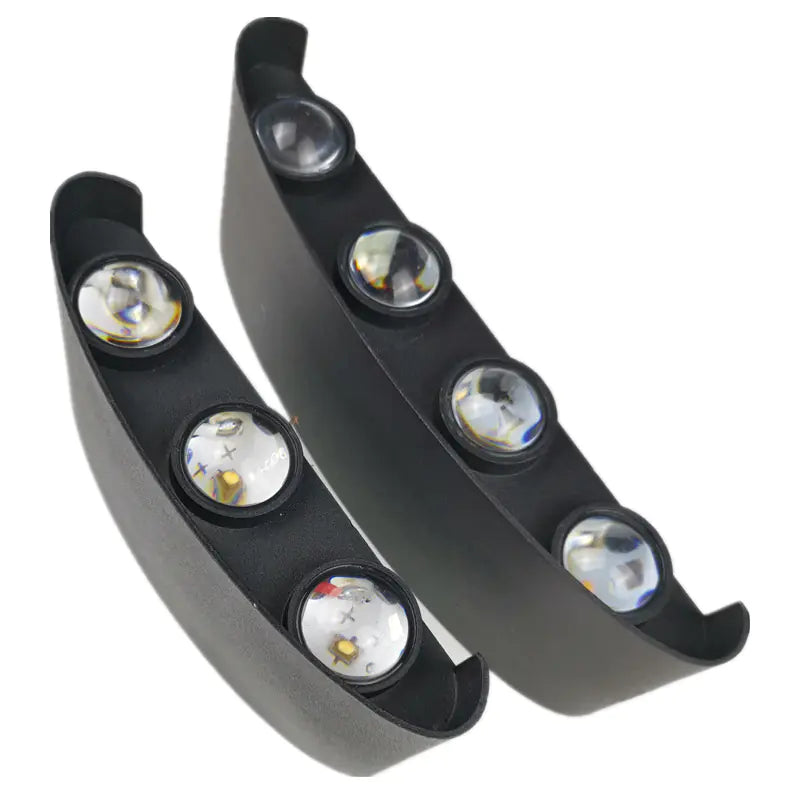 Outdoor Plastic Wall Light with Multi-Directional Illumination