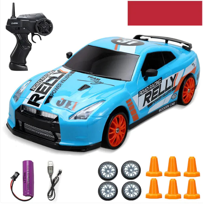 Huangbo 4WD Remote Control Car RC Drift Car Electric Charging Toy - 888