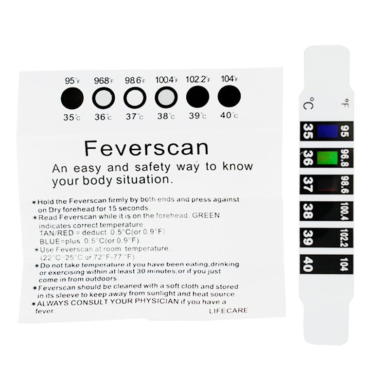 Flexible LCD Forehead Thermometer