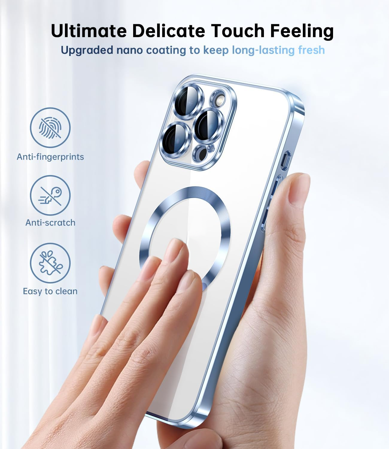For Apple iPhone 14 13 12 11 Pro Max Case Mag Safe Magnetic Camera Lens Cover - Us seller