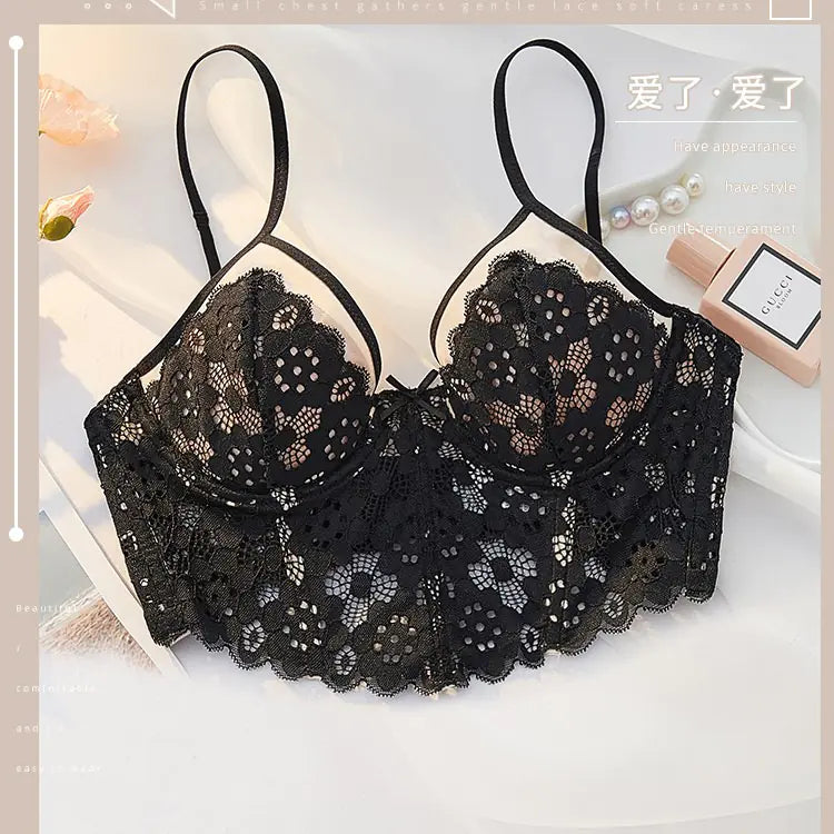 French Ultra-Thin Women's Bra Set for Summer - Lingerie