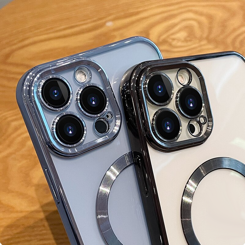 For Apple iPhone 14 13 12 11 Pro Max Case Mag Safe Magnetic Camera Lens Cover - Us seller