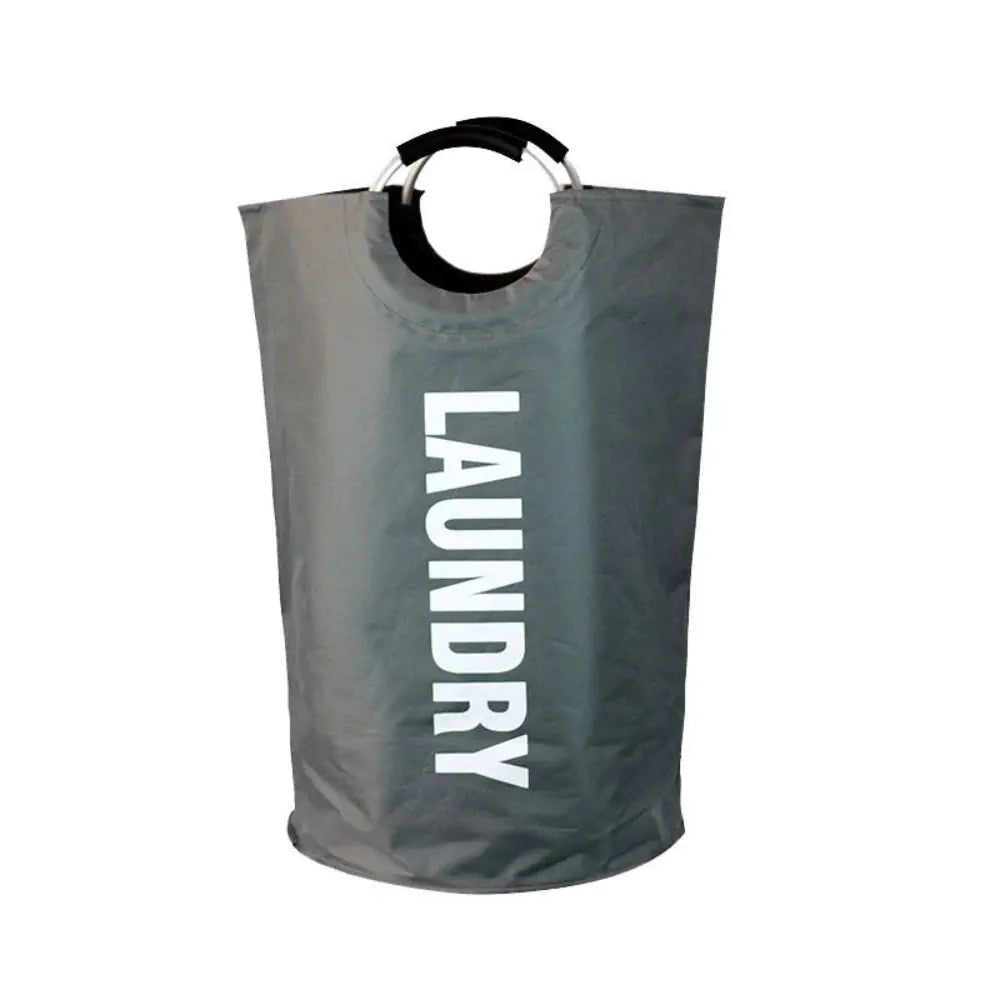 Fabric Heavy Duty Laundry Basket With Aluminum handle