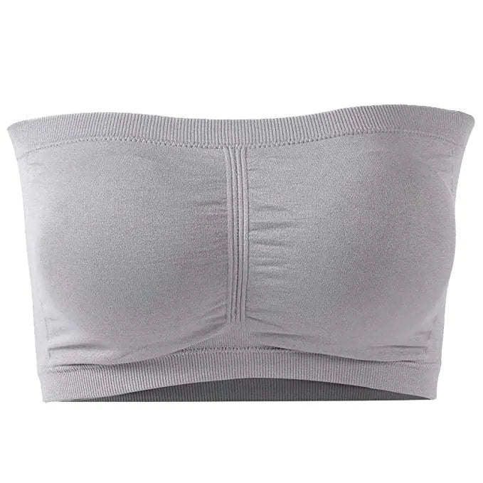 Strapless Seamless Bandeau Bra with Pad - Lingerie
