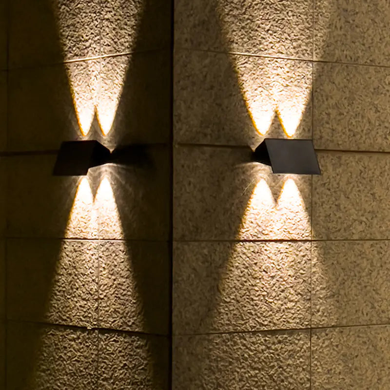 LED Solar Wall Light for Outdoor Garden Decoration - 888