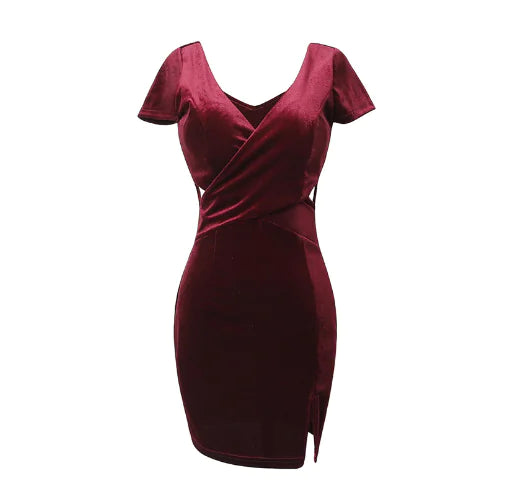 Sexy Deep V Bodycon Dress for Nightclubs and Bars - Lingerie