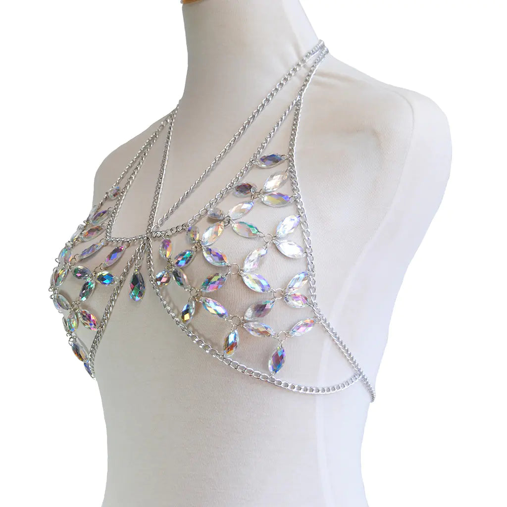 2019 Fashion Women's Sexy Bikini Backless Body Chain - Lingerie