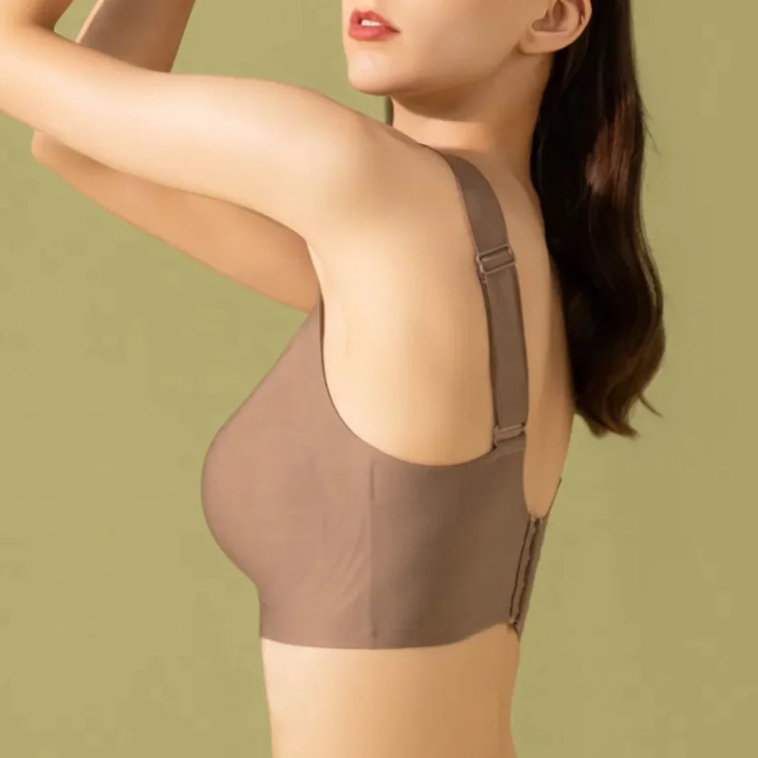 Plus Size Traceless Push-Up Sports Bra - Lingerie
