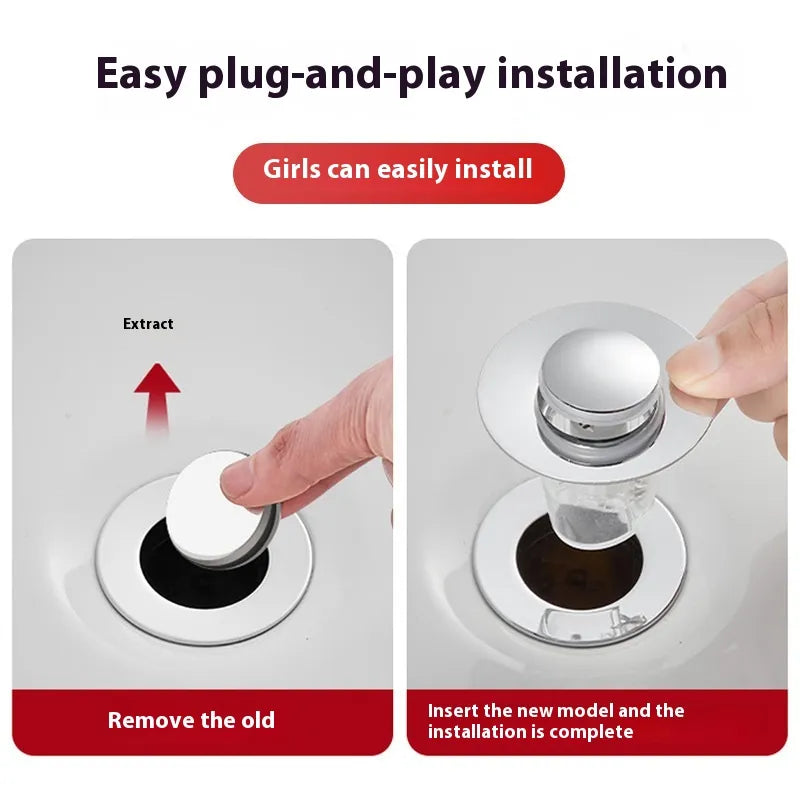 Universal Wash Basin Drain Plug - 888