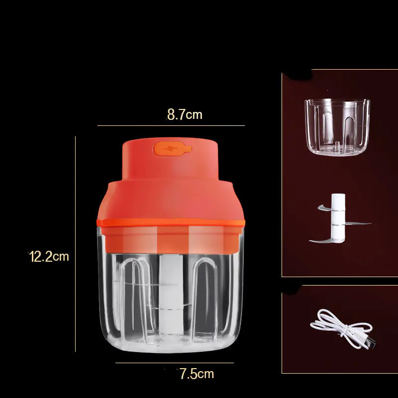 Mini Electric Garlic Masher for Home Cooking