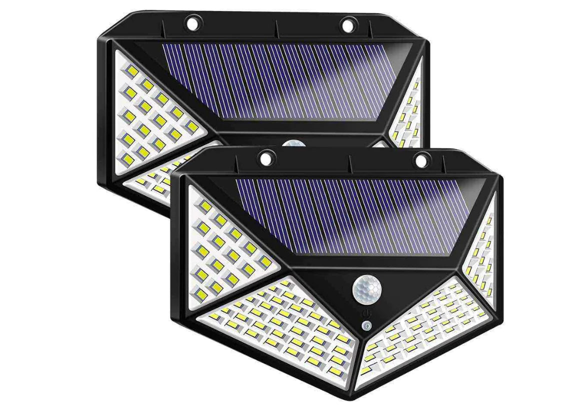 Solar Motion Sensor Wall Light for Outdoor Use - 888