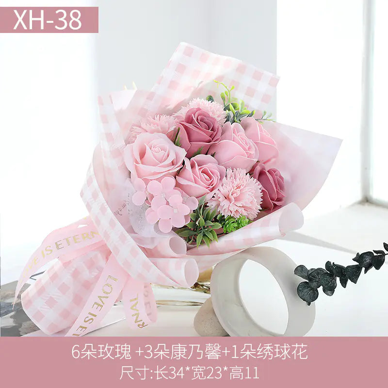 Eternal Rose Soap Flower Gift for Mother's Day and Birthdays