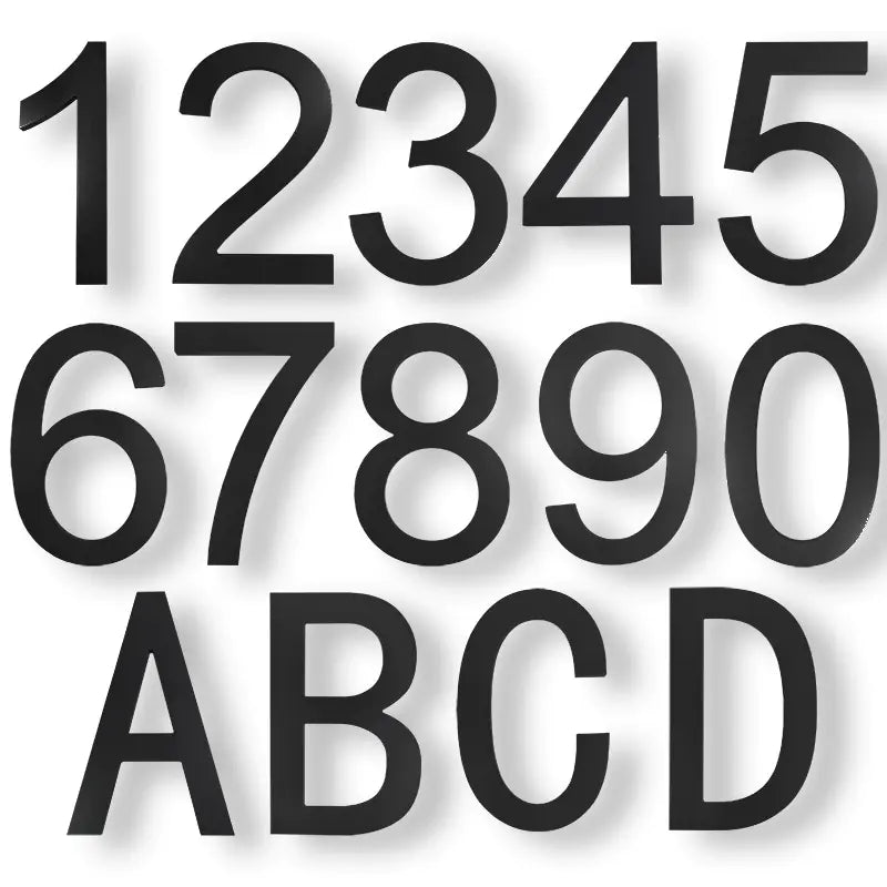 Acrylic Floating House Number - 888