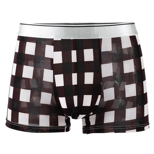 Men's Ice Silk Boxers - Comfortable and Breathable - Lingerie