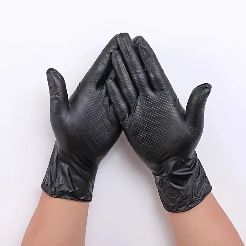 Diamond Pattern Nitrile Gloves - 888
