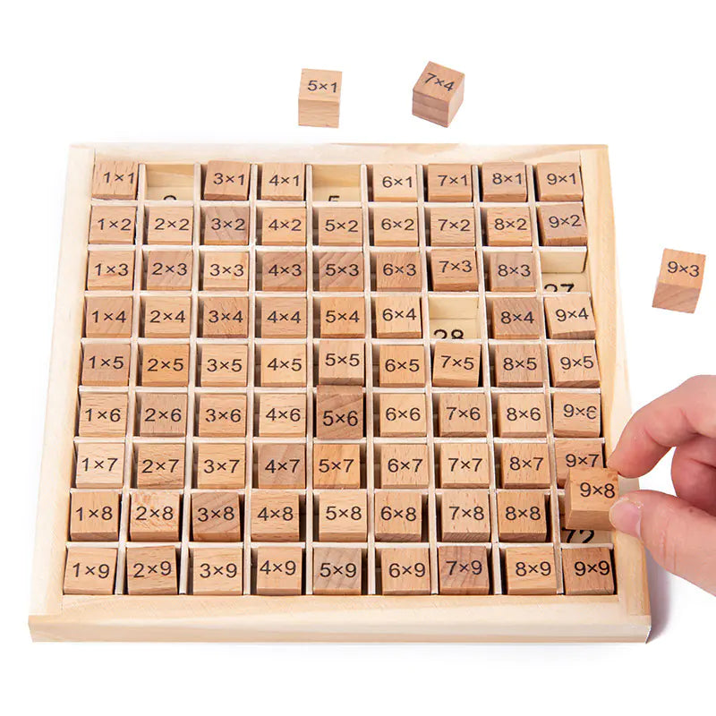 Wooden Math Blocks - 888